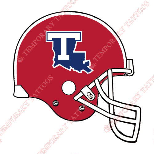 Louisiana Tech Bulldogs Customize Temporary Tattoos Stickers NO.4860